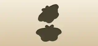 Moths silhouette