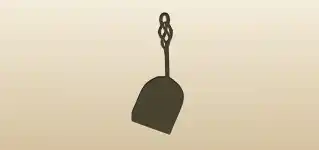 Dustpan silhouette