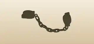 Shackles silhouette