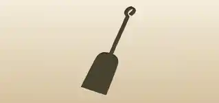 Dustpan silhouette