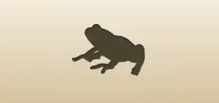 Frog silhouette