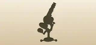 Microscope silhouette