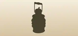 Lantern silhouette