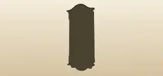 Pendulum Clock silhouette