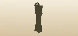Pendulum Clock silhouette
