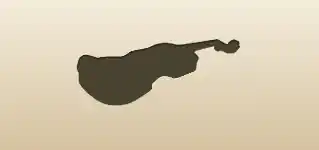 Violin silhouette