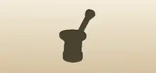 Mortar and Pestle silhouette