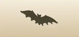 Bat silhouette