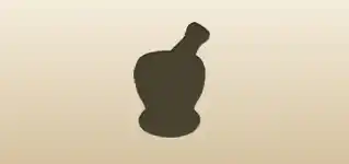 Mortar and Pestle silhouette