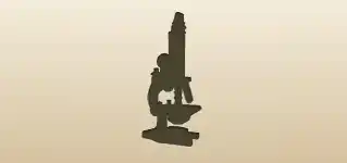 Microscope silhouette