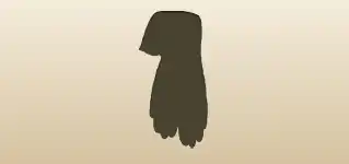 Gloves silhouette