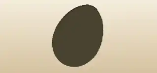 Dinosaur Egg silhouette