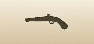Pistol silhouette