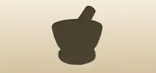 Mortar and Pestle silhouette