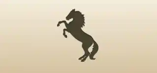 Horse silhouette