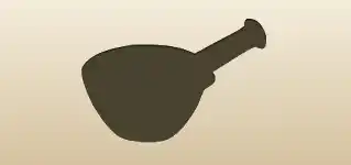 Mortar and Pestle silhouette