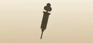 Syringe silhouette