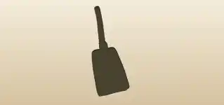 Dustpan silhouette