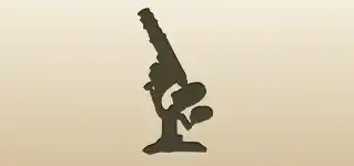 Microscope silhouette