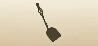 Dustpan silhouette