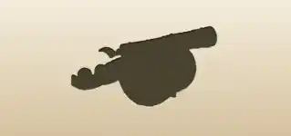 Cannon silhouette