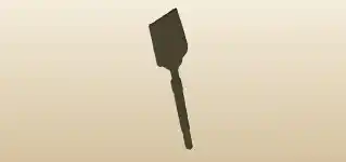 Dustpan silhouette