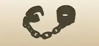 Shackles silhouette