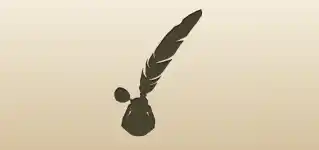 Inkwell silhouette