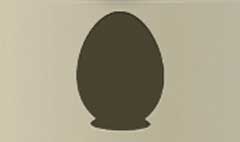 Dinasour Egg silhouette