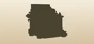 Typewriter silhouette