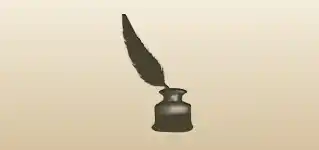 Inkwell silhouette