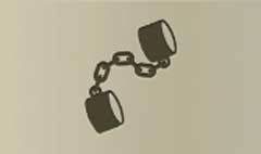 Shackles silhouette