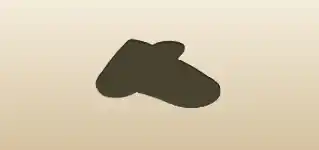 Slippers silhouette