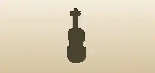 Violin silhouette