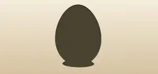 Dinosaur Egg silhouette