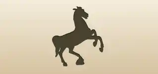 Horse silhouette