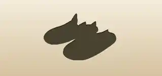 Slippers silhouette