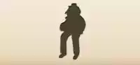 かかしのシルエット