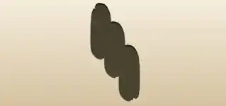 エクレアのシルエット