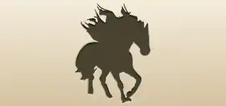 ウマのシルエット