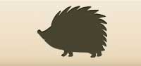 Hedgehog silhouette