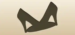 靴のシルエット