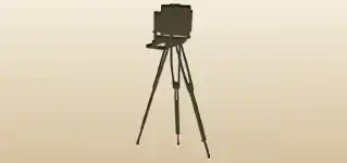 カメラのシルエット