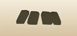 ルーン文字のシルエット