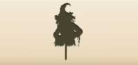 Scarecrow silhouette