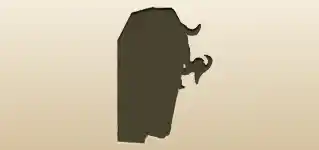 棺桶のシルエット