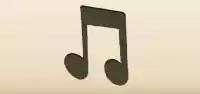 音符のシルエット
