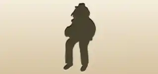 かかしのシルエット
