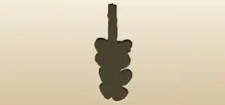 にんにくのシルエット