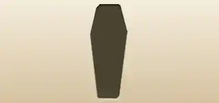棺桶のシルエット